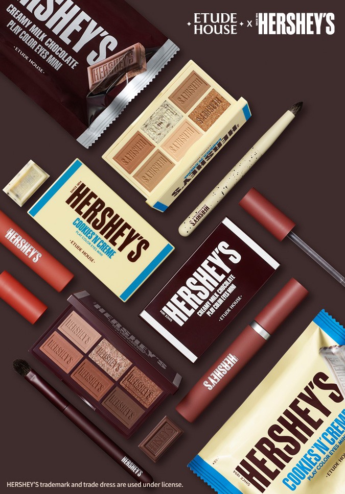 ETUDE HOUSE跟HERSHEY'S好時巧克力的聯名