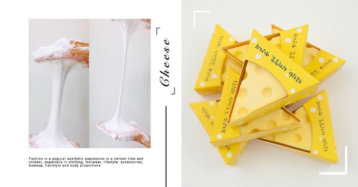 韓國推出讓人好想咬一口的「乳酪起司洗面皂」♥ 泡沫超濃密還會牽絲！