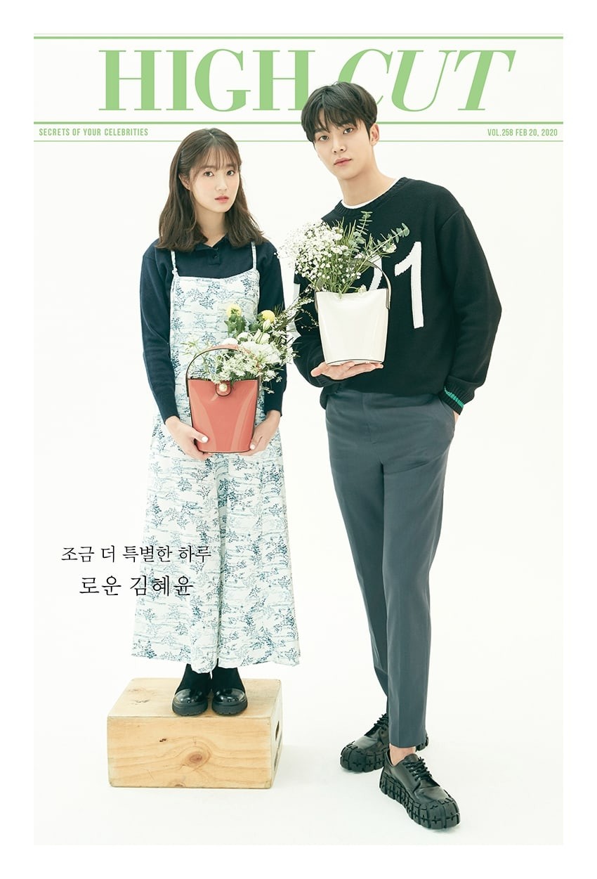 金惠奫和路雲再度合體拍攝雜誌寫真