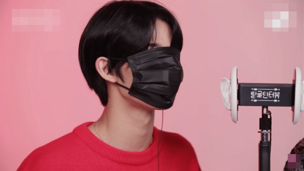 CIX成員裴珍映戴口罩