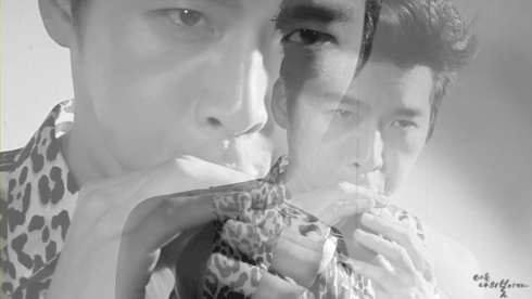 玄彬入伍前拍攝的雜誌畫報