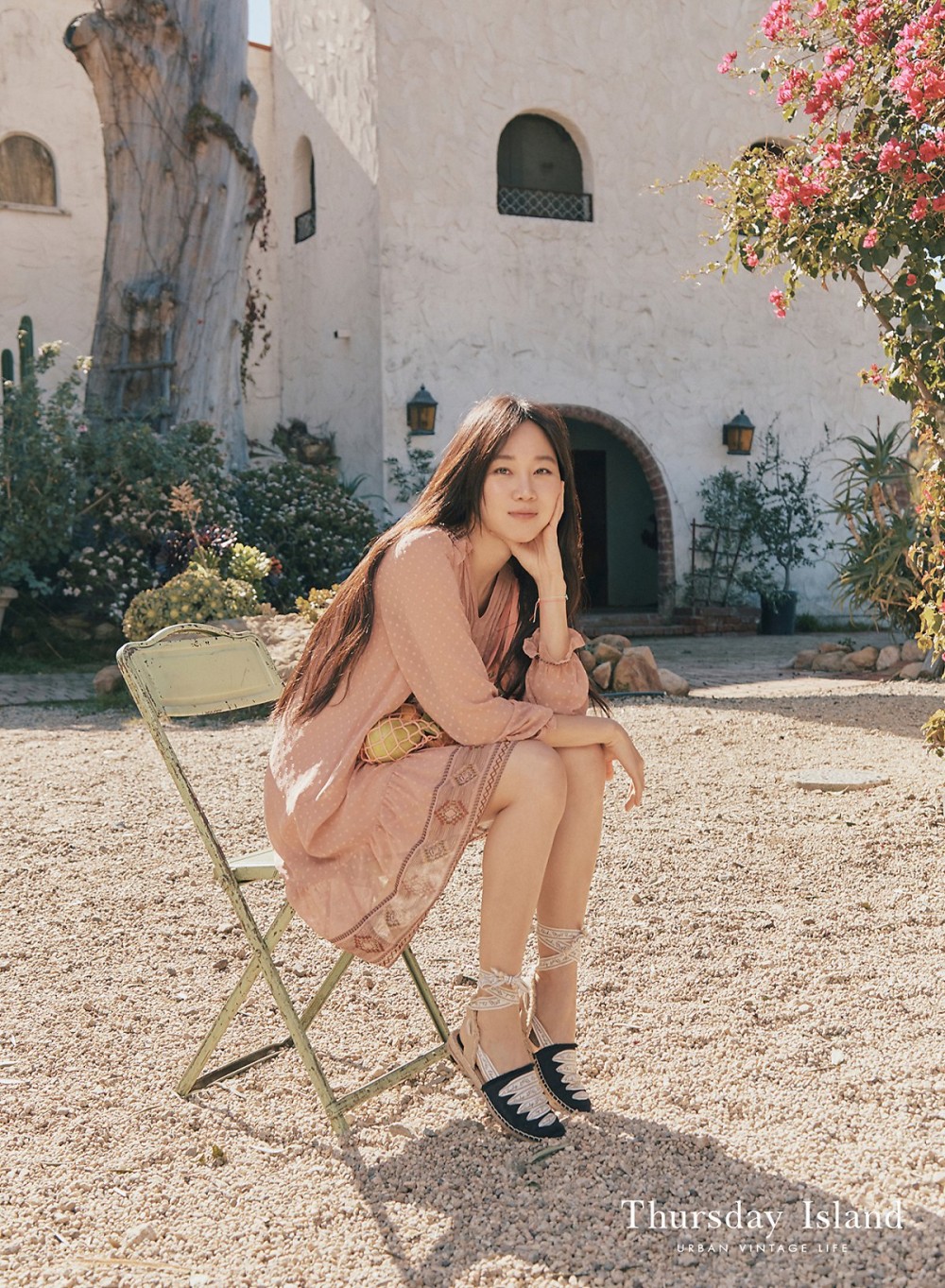 隨性的孔曉振很適合波希米亞風服飾