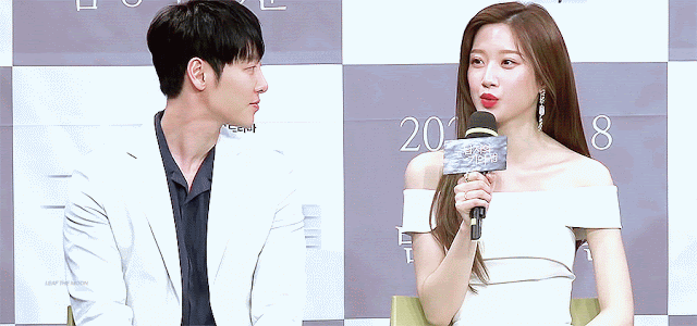 金東旭、文佳煐《那個男人的記憶法》發佈會互動