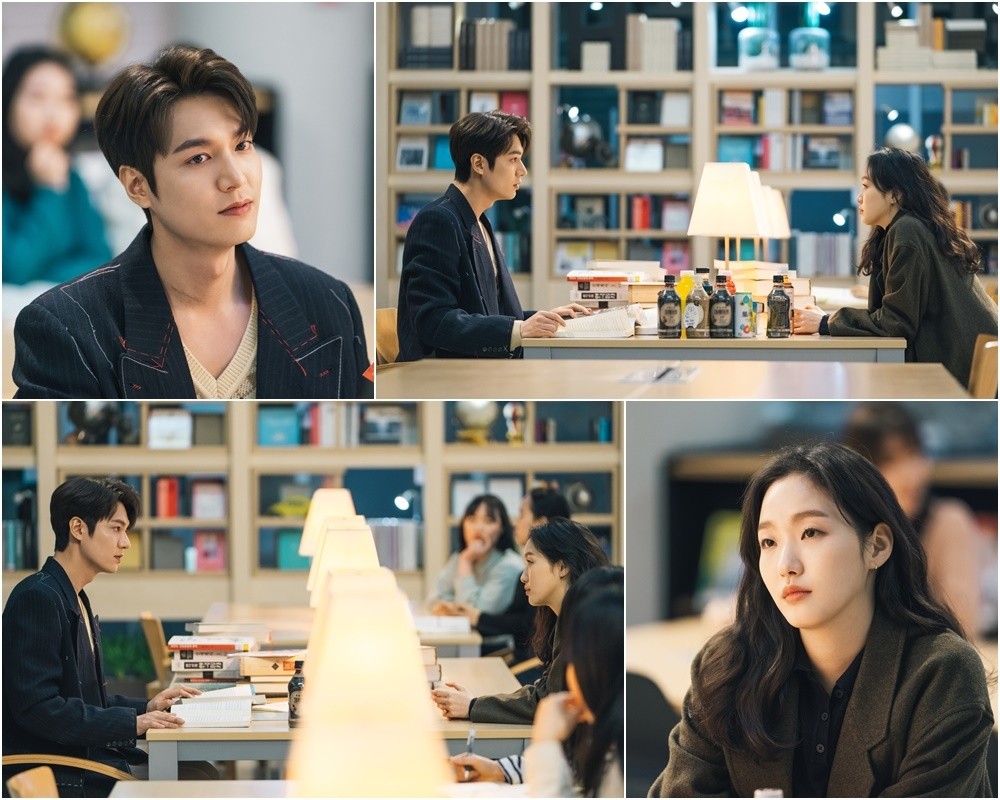 《The King：永遠的君主》李敏鎬、金高銀圖書館心動對視