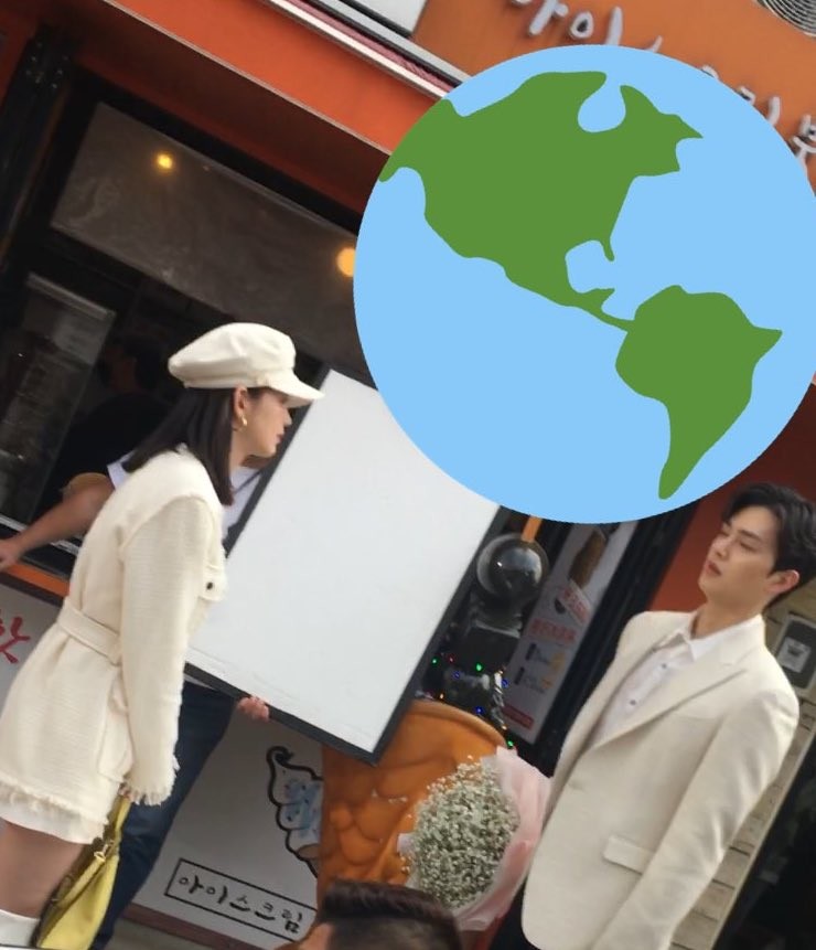 金所炫、鄭家藍、宋康拍攝《喜歡的話請響鈴2》路透照片