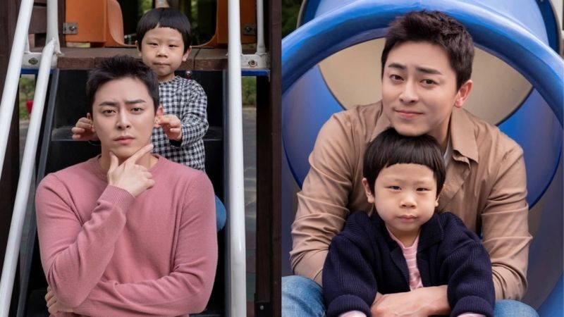 曹政奭與飾演兒子的童星演員相處融洽