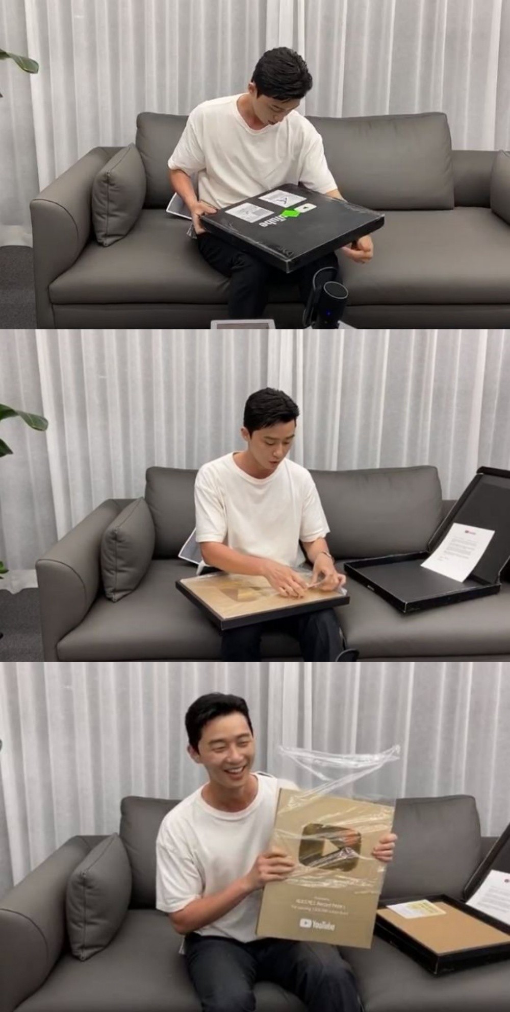 朴敘俊YouTube破百萬訂閱直播！與幸運粉絲視訊通話