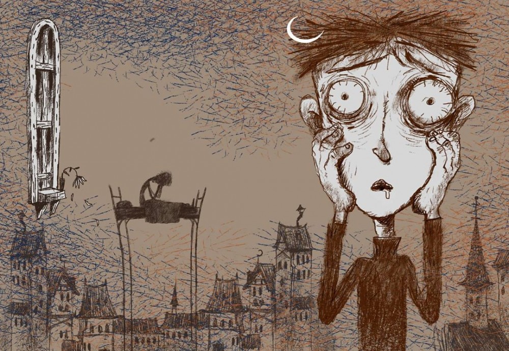 《雖然是精神病但沒關係》插畫