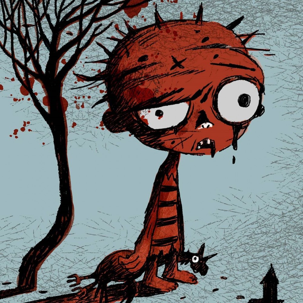 《雖然是精神病但沒關係》插畫