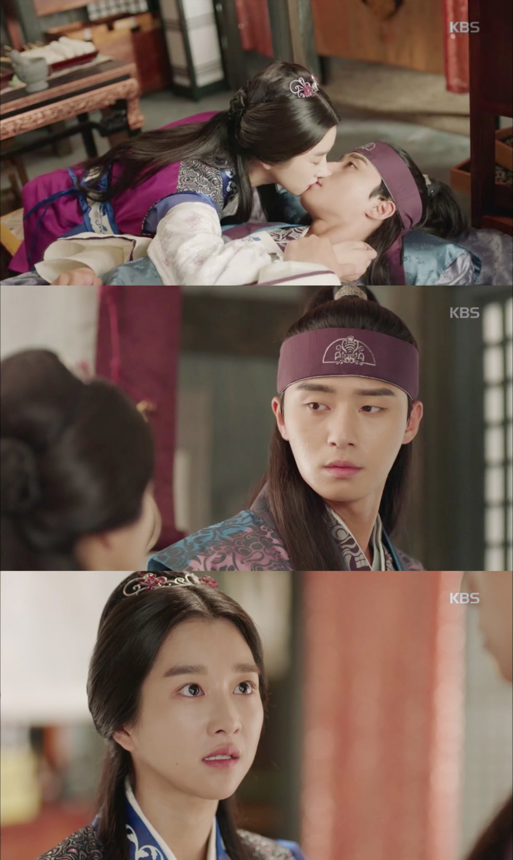 徐睿知在《花郎》與朴敘俊有吻戲