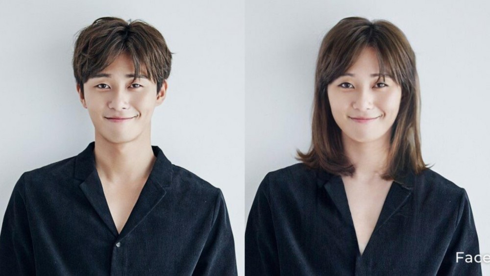 韓國男星 Face App 變性濾鏡 朴敘俊