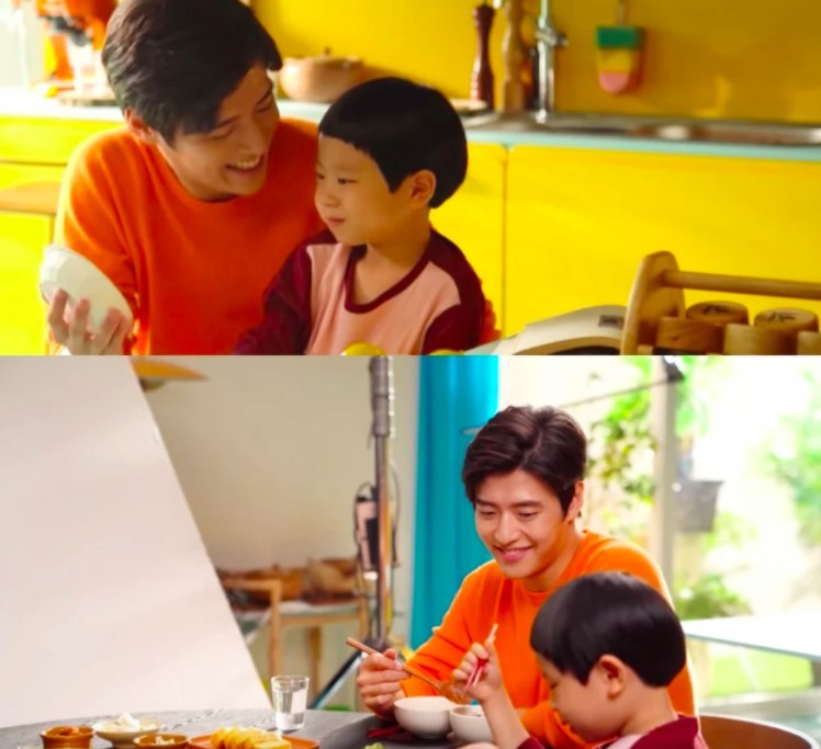 姜河那＆「羽朱」金俊合拍廣告