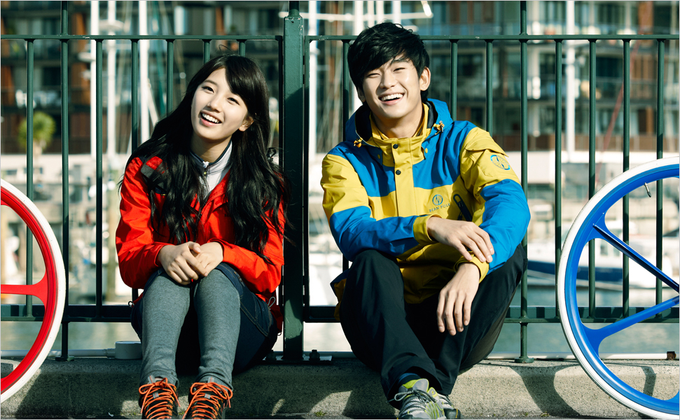 金秀賢與秀智一起拍廣告