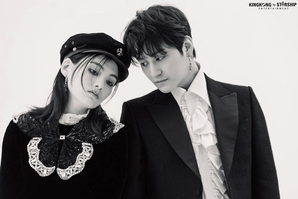 金汎與金容智畫報花絮照