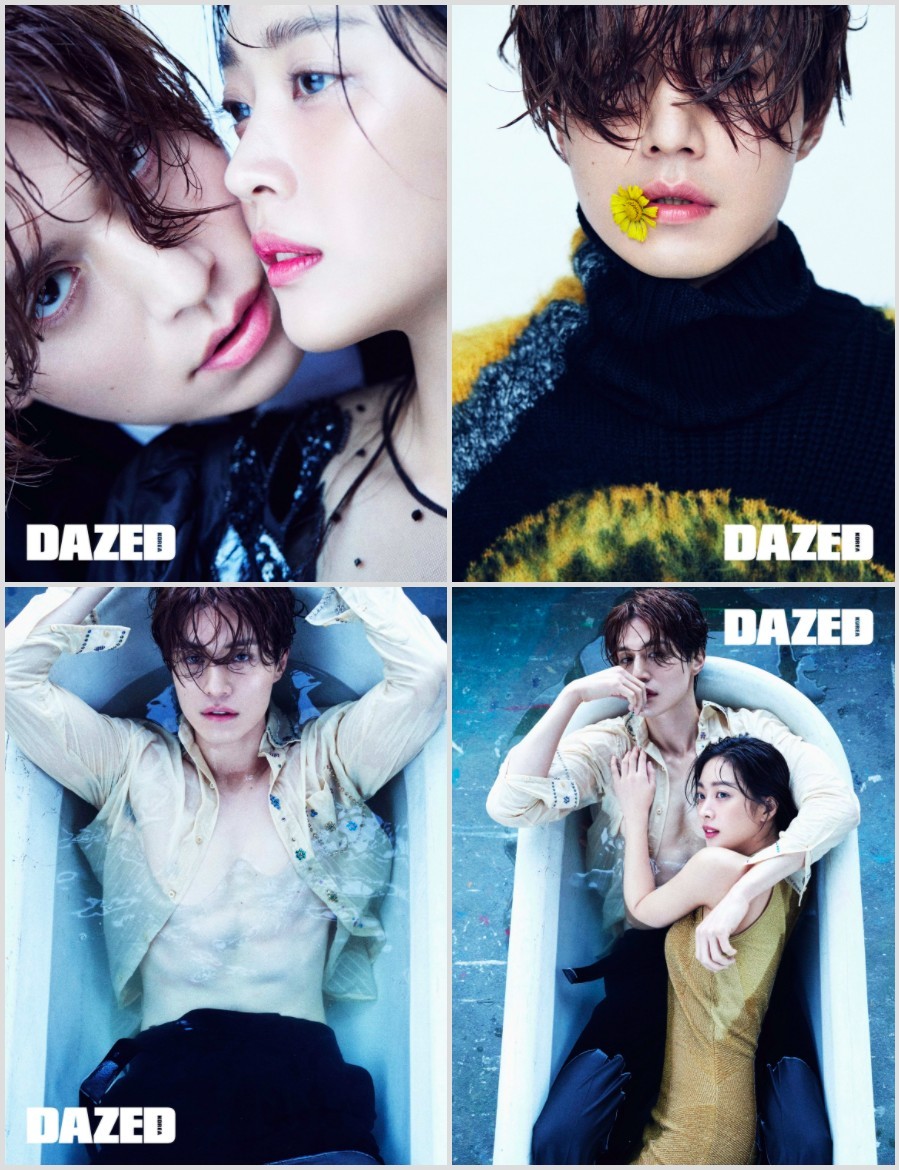 李棟旭與趙寶兒為《DAZED》拍攝畫報