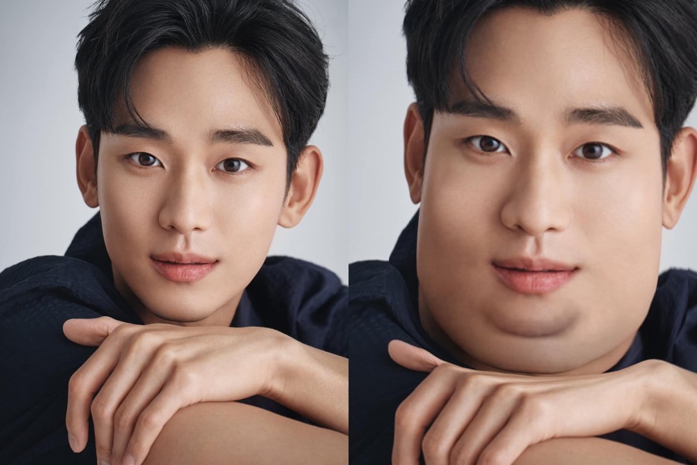 金秀賢發胖對比照