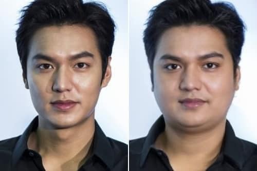 李敏鎬發胖對比照