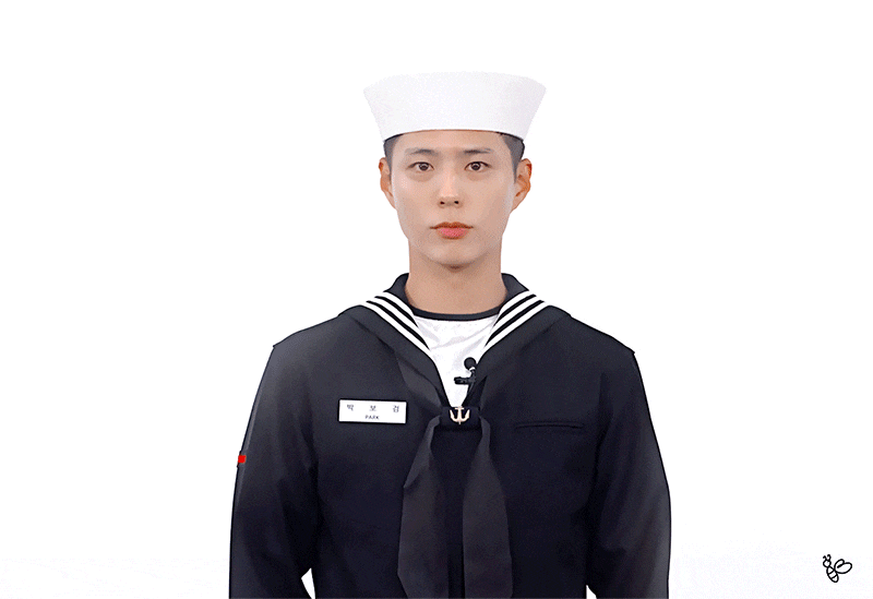 朴寶劍軍裝拍攝企業招募宣傳片 帥氣海軍代言人！