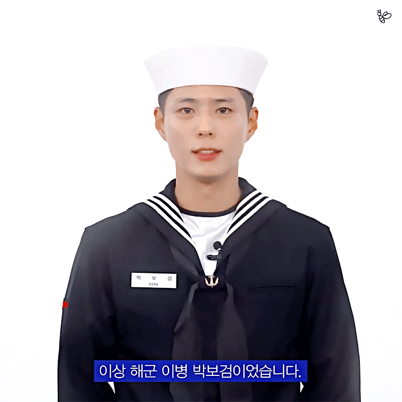 朴寶劍軍裝拍攝企業招募宣傳片 帥氣海軍代言人！