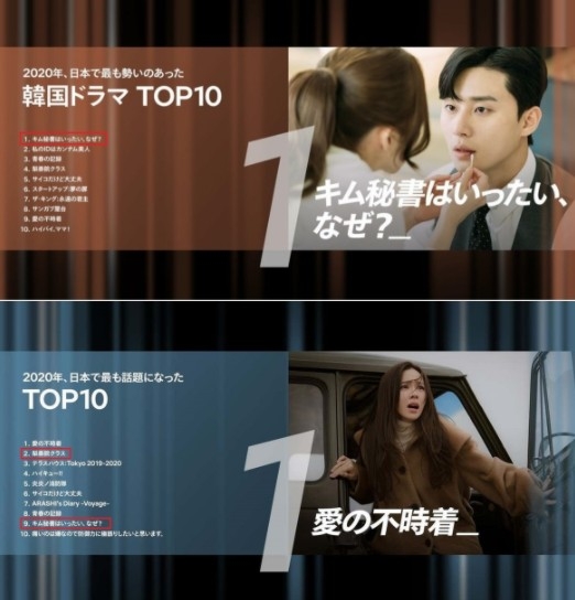 朴敘俊《金秘書為何那樣》《梨泰院Class》狂掃Netfilx各國榜單!