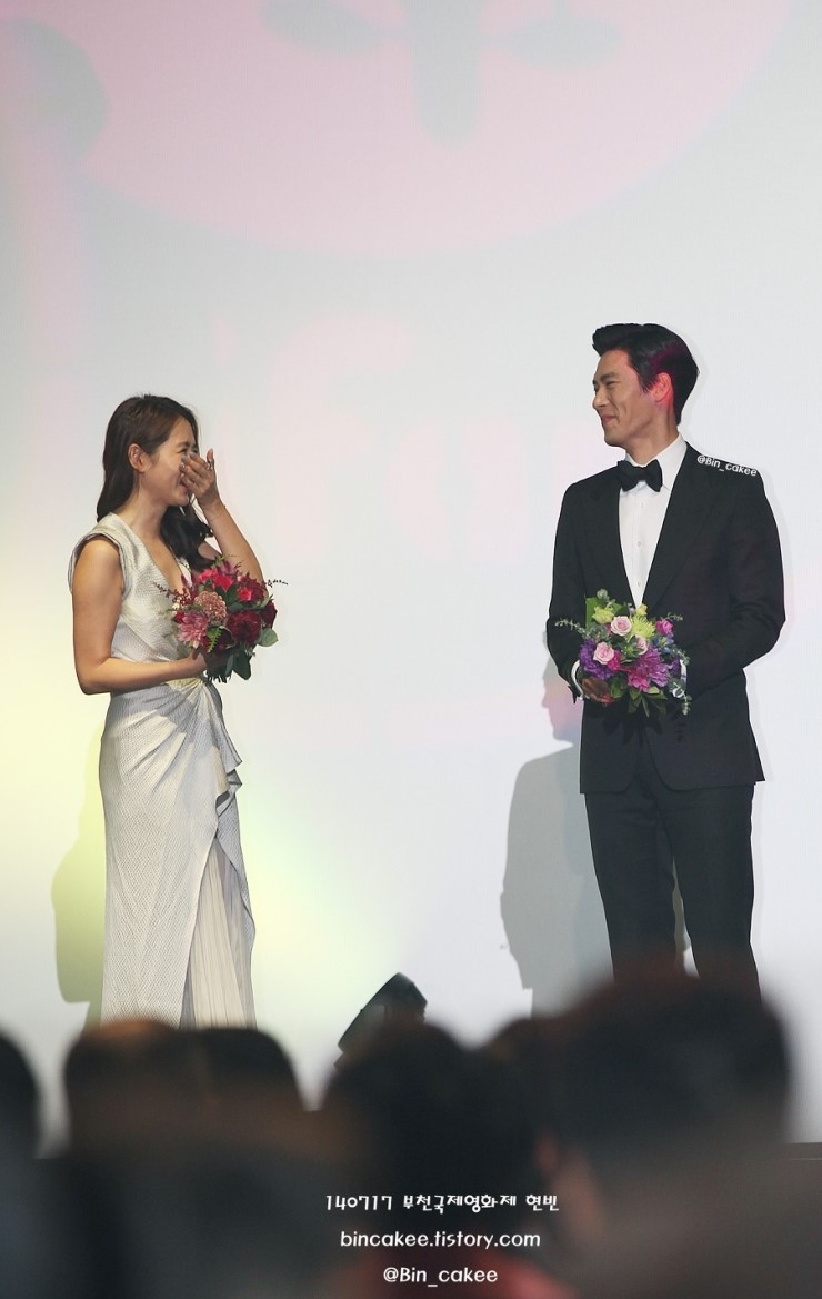 玄彬與孫藝珍2014年出席電影節