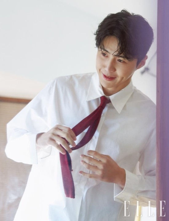 金宣虎ELLE KOREA拍攝KENZO香水