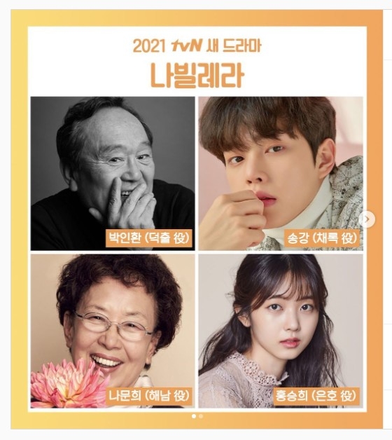 宋江、朴仁煥tvN新劇《像蝴蝶一樣飛》劇照&微預告