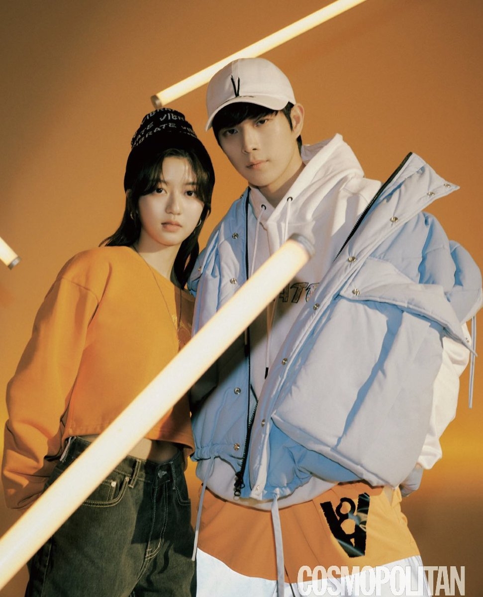 金永大與金賢秀拍攝情侶畫報