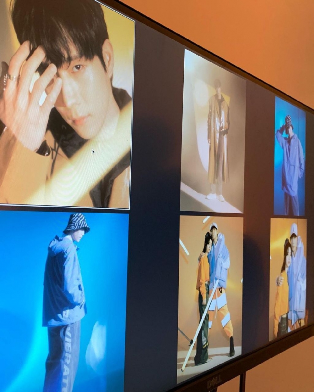 金永大與金賢秀拍攝情侶畫報