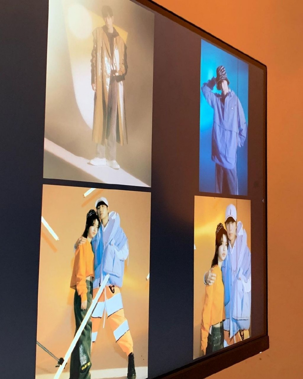 金永大與金賢秀拍攝情侶畫報