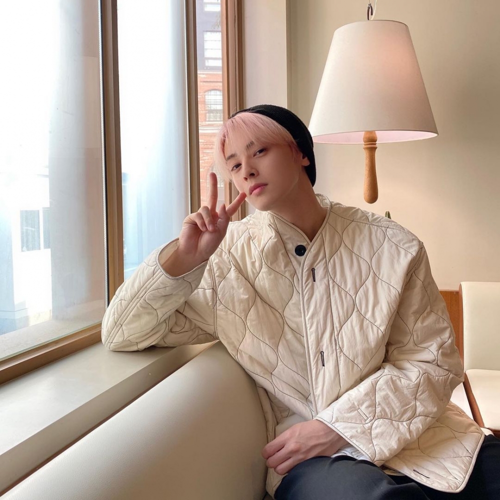 車銀優 櫻花粉新髮色