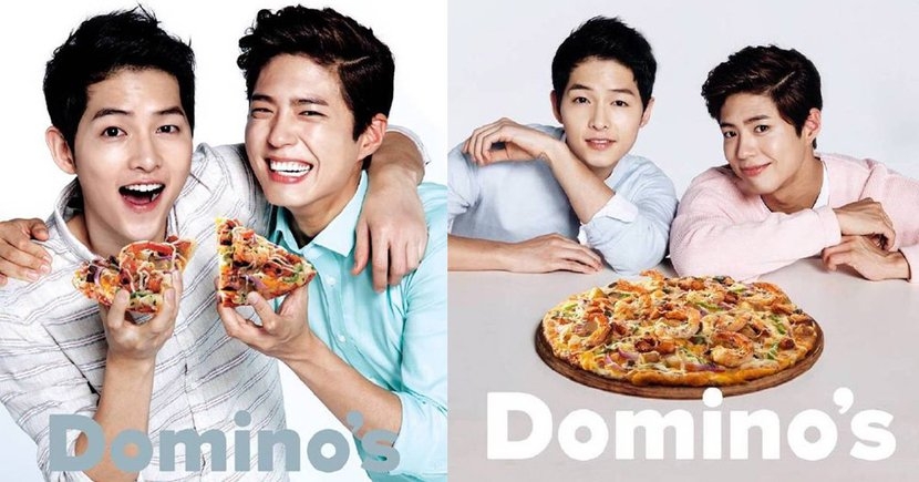 宋仲基和朴寶劍合作代言廣告