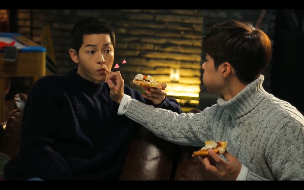 宋仲基和朴寶劍合作代言廣告