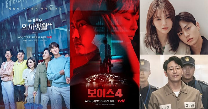 6月開播9部韓劇介紹：機智醫生生活2、Penthouse 3、Voice 4... 這三部每週還只播1集