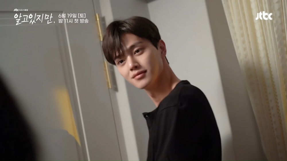 JTBC新劇《無法抗拒的他》主演海報花絮