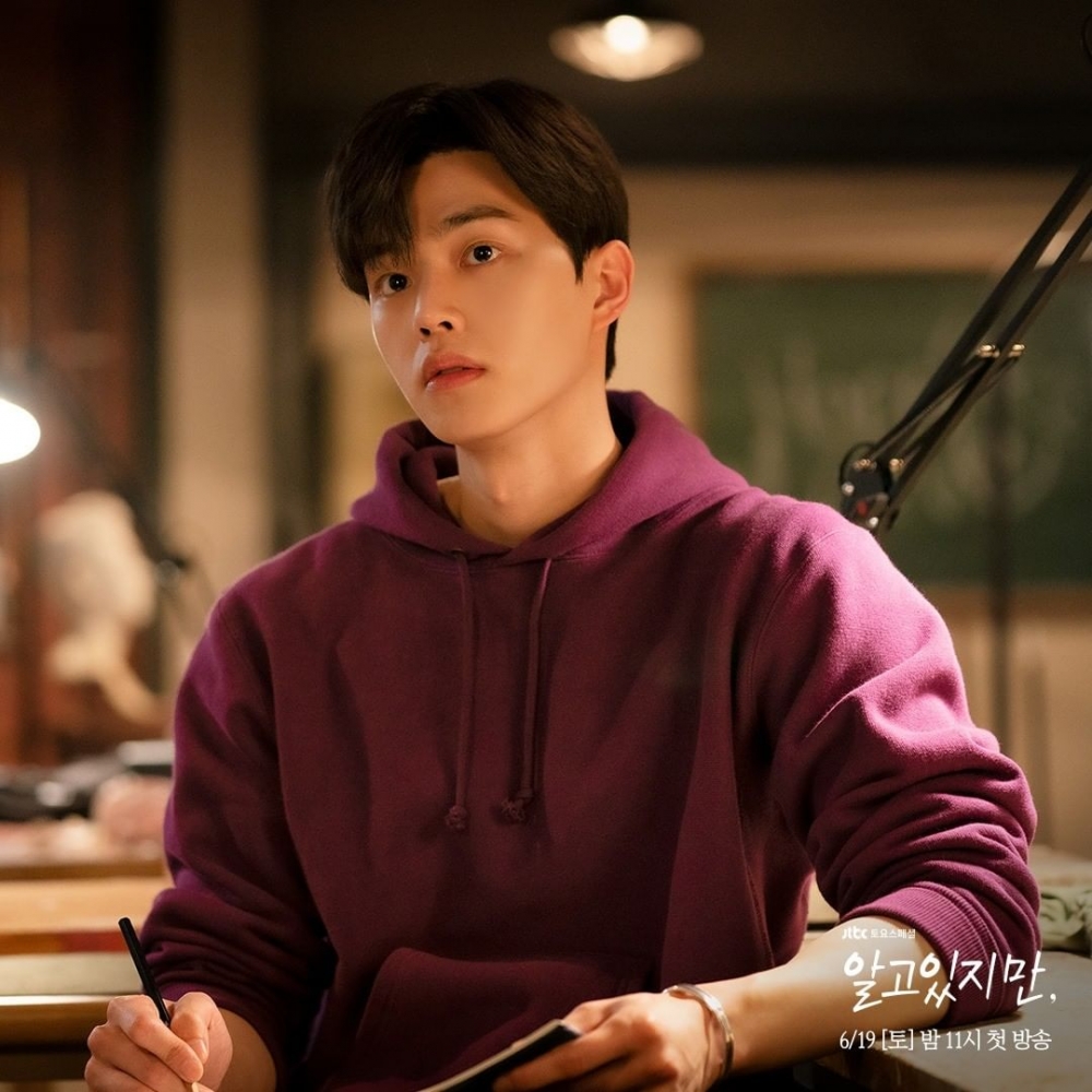 JTBC新劇《無法抗拒的他》主演CP劇照