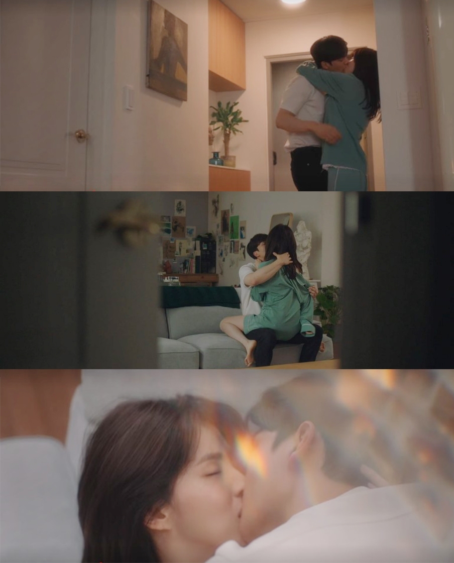 《無法抗拒的他》第二集就迎來了唯美又激情的吻戲+床戲