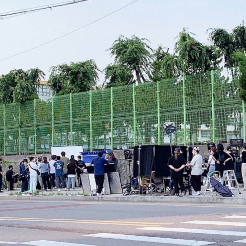 OCN新劇《Bad and Crazy》李棟旭&車學沇拍攝路透