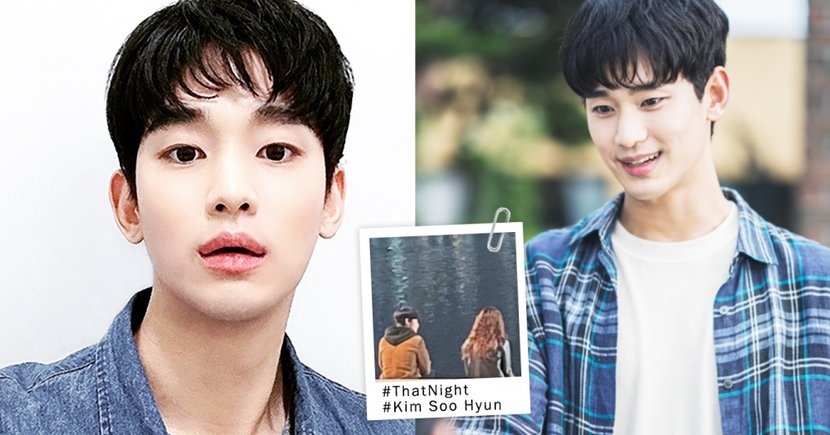 金秀賢主演新劇《那天晚上》路透照!凍齡扮清秀大學生毫無違和感~