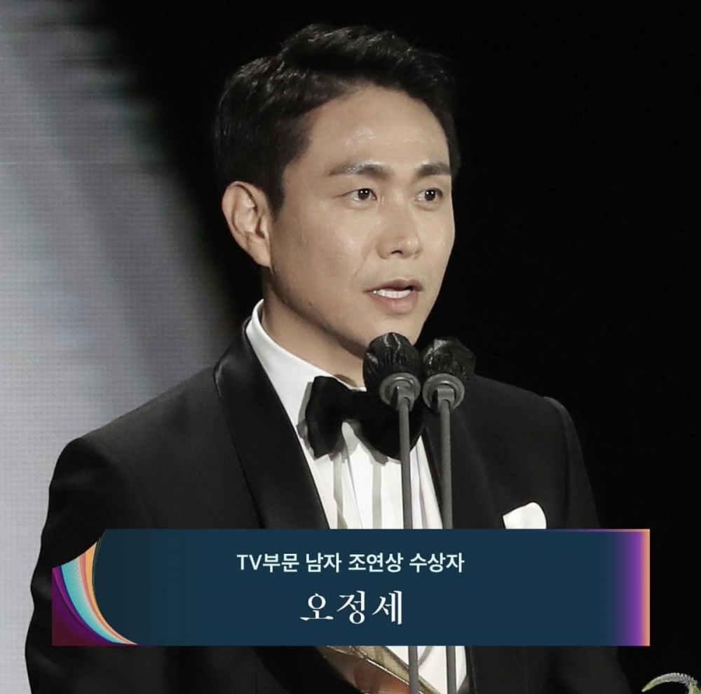 吳正世在第57屆《百想藝術大獎》拿下電視劇最佳男配角