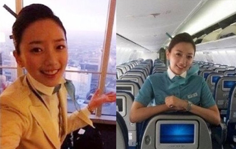 表藝珍曾是空姐