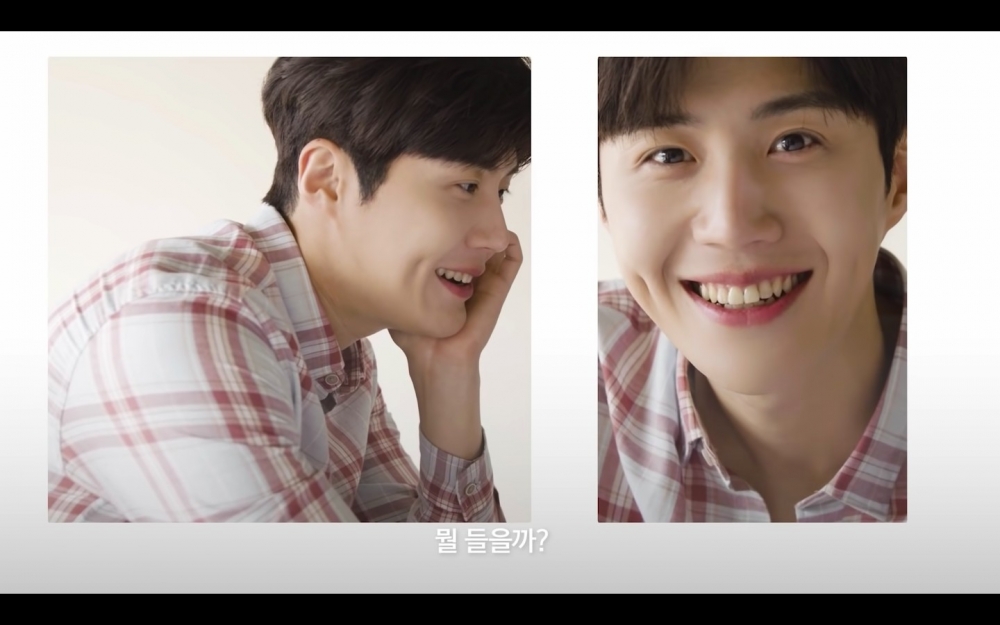 金宣虎在廣告中笑容大放送