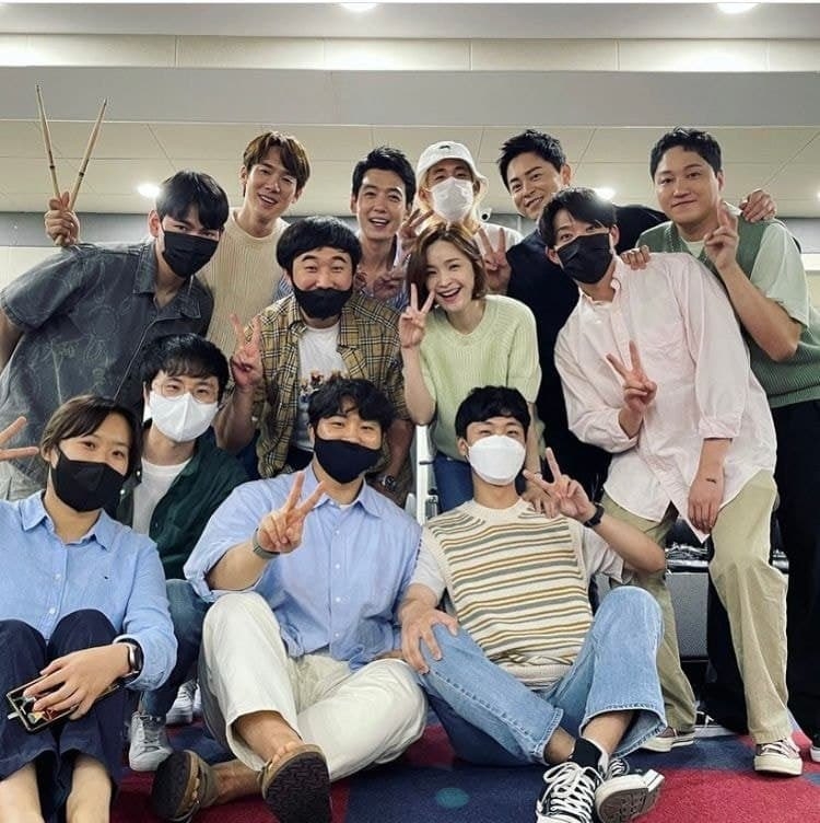 99s與樂器老師們最後一次練團的合照