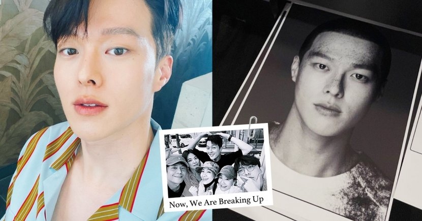 張基龍入伍曬「小平頭+手寫信」感謝粉絲！《現正分手中》演員大合照搶先曝光展好感情❤