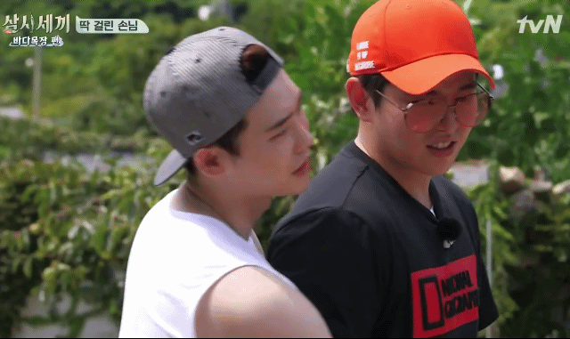 李鍾碩在尹均相面前完全就變成黏人愛撒嬌的弟弟