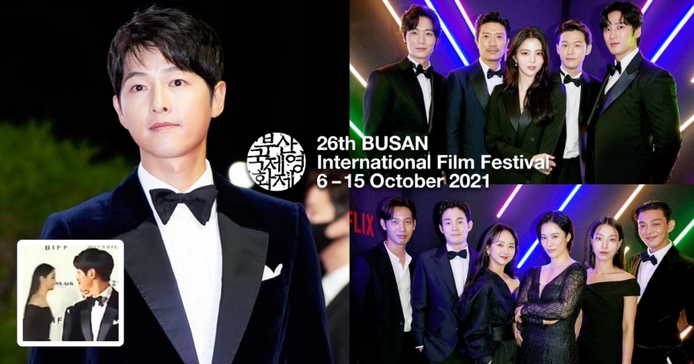 2021釜山影展開幕!宋仲基紅毯對「前任」回眸笑、Netflix《以吾之名》《地獄公使》全員登場