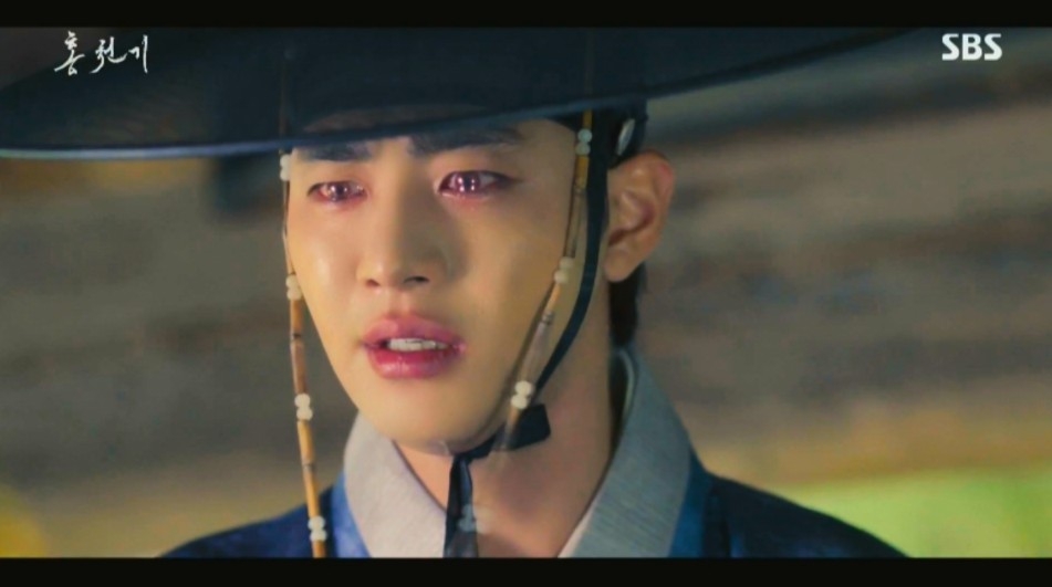 河藍沒想到自己才是真正的弒父兇手、對於突如其來的真相痛哭失聲