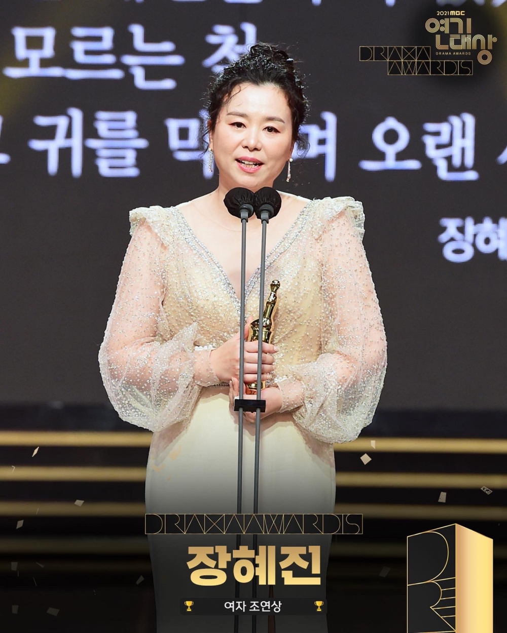 最佳女配角獎：張慧珍《衣袖紅鑲邊》