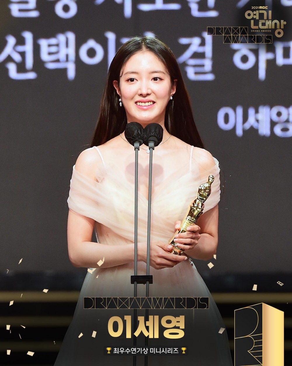 最佳演技獎 迷你劇 女子：李世榮《衣袖紅鑲邊》