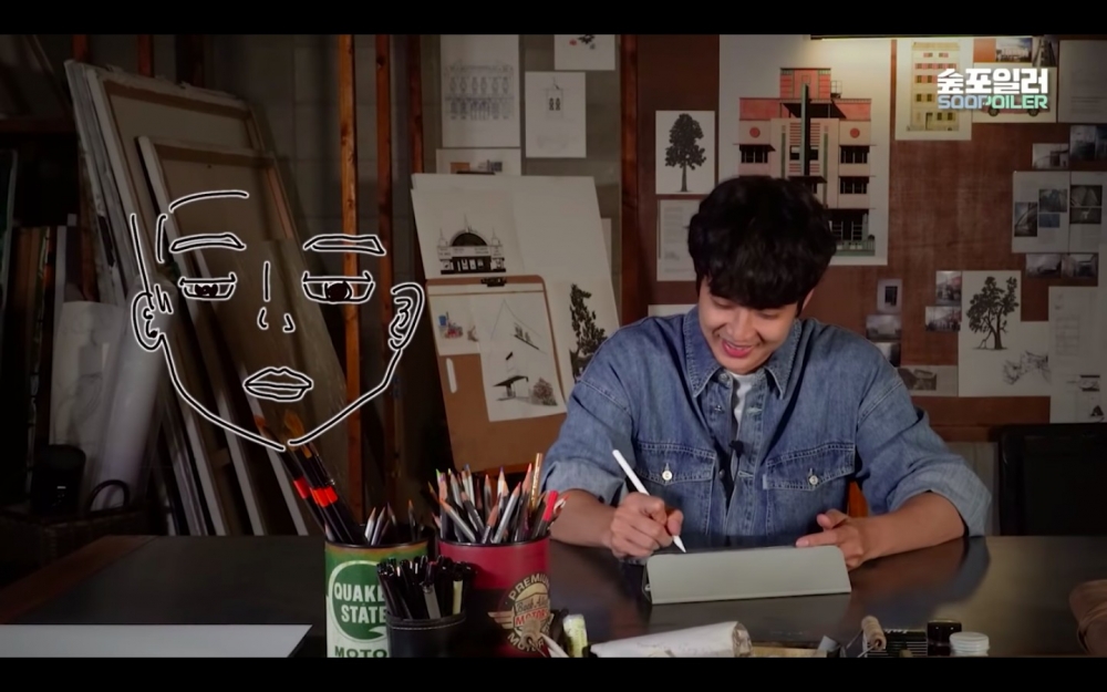 崔宇植畫南柱赫